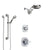 Delta Addison Chrome Finish Shower System with Control Handle, 3-Setting Diverter, Dual Showerhead, and Hand Shower with Grab Bar SS14927