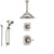 Delta Addison Stainless Steel Shower System with Normal Shower Handle, 3-setting Diverter, Large Ceiling Mount Rain Showerhead, and Handheld Shower SS149282SS