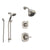 Delta Addison Stainless Steel Shower System with Normal Shower Handle, 3-setting Diverter, Showerhead, and Handheld Shower Spray SS149284SS