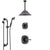 Delta Addison Venetian Bronze Shower System with Control Handle, 3-Setting Diverter, Ceiling Mount Showerhead, and Hand Shower with Slidebar SS1492RB2