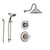 Delta Linden Stainless Steel Shower System with Normal Shower Handle, 3-setting Diverter, Large Rain Showerhead, and Handheld Shower SS149481SS