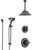 Delta Linden Venetian Bronze Shower System with Control Handle, 3-Setting Diverter, Ceiling Mount Showerhead, and Hand Shower with Slidebar SS1494RB5