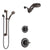 Delta Linden Venetian Bronze Finish Shower System with Control Handle, 3-Setting Diverter, Dual Showerhead, and Hand Shower with Grab Bar SS1494RB8