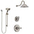 Delta Cassidy Stainless Steel Finish Shower System with Control Handle, 3-Setting Diverter, Showerhead, and Hand Shower with Slidebar SS14971SS6