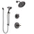 Delta Cassidy Venetian Bronze Finish Shower System with Control Handle, 3-Setting Diverter, Showerhead, and Hand Shower with Slidebar SS14973RB2