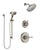 Delta Cassidy Stainless Steel Finish Shower System with Control Handle, 3-Setting Diverter, Showerhead, and Hand Shower with Slidebar SS14973SS3