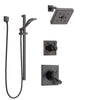 Delta Dryden Venetian Bronze Finish Shower System with Dual Control Handle, 3-Setting Diverter, Showerhead, and Hand Shower with Slidebar SS172512RB4