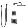 Delta Vero Venetian Bronze Finish Shower System with Dual Control Handle, 3-Setting Diverter, Showerhead, and Hand Shower with Slidebar SS172531RB4