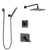 Delta Vero Venetian Bronze Shower System with Dual Control Handle, 3-Setting Diverter, Showerhead, and Hand Shower with Wall Bracket SS172531RB5