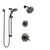 Delta Trinsic Venetian Bronze Finish Shower System with Dual Control, 3-Setting Diverter, Showerhead, and Temp2O Hand Shower with Slidebar SS17259RB4