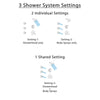 Delta Compel Stainless Steel Finish Shower System with Dual Control Handle, 3-Setting Diverter, Showerhead, and 3 Body Sprays SS17261SS1