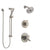 Delta Compel Stainless Steel Finish Shower System with Dual Control Handle, 3-Setting Diverter, Showerhead, and Hand Shower with Slidebar SS17261SS5