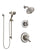 Delta Linden Stainless Steel Finish Shower System with Dual Control Handle, 3-Setting Diverter, Showerhead, and Hand Shower with Slidebar SS17294SS4