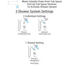 Delta Dryden Polished Nickel Tub and Shower System with Dual Control Handle, 3-Setting Diverter, Showerhead, and Hand Shower with Slidebar SS17451PN2