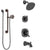 Delta Addison Venetian Bronze Tub and Shower System with Dual Control Handle, 3-Setting Diverter, Showerhead, and Hand Shower with Grab Bar SS17492RB5