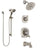 Delta Addison Stainless Steel Finish Tub and Shower System with Dual Control Handle, Diverter, Showerhead, and Hand Shower with Slidebar SS17492SS6