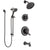 Delta Linden Venetian Bronze Tub and Shower System with Dual Control Handle, 3-Setting Diverter, Showerhead, and Hand Shower with Slidebar SS17494RB4