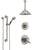 Delta Compel Dual Control Handle Stainless Steel Finish Shower System, Diverter, Ceiling Mount Showerhead, and Hand Shower with Grab Bar SS1761SS7