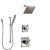 Delta Ashlyn Stainless Steel Finish Shower System with Dual Control Handle, 3-Setting Diverter, Showerhead, and Hand Shower with Slidebar SS1764SS6