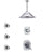 Delta Addison Chrome Finish Shower System with Dual Control Handle, 3-Setting Diverter, Ceiling Mount Showerhead, and 3 Body Sprays SS17922