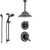 Delta Linden Venetian Bronze Shower System with Dual Control Shower Handle, 3-setting Diverter, Large Ceiling Mount Rain Showerhead, and Handheld Shower SS179482RB