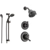 Delta Linden Venetian Bronze Shower System with Dual Control Shower Handle, 3-setting Diverter, Showerhead, and Handheld Shower Spray SS179483RB