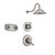 Delta Linden Stainless Steel Shower System with Dual Control Shower Handle, 3-setting Diverter, Large Rain Showerhead, and Dual Body Spray Shower Plate SS179484SS