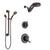 Delta Linden Venetian Bronze Shower System with Dual Control Handle, 3-Setting Diverter, Dual Showerhead, and Hand Shower with Grab Bar SS1794RB8