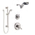 Delta Cassidy Polished Nickel Shower System with Dual Control Handle, 3-Setting Diverter, Dual Showerhead, and Hand Shower with Slidebar SS1797PN1