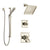 Delta Dryden Polished Nickel Shower System with Dual Thermostatic Control Handle, Diverter, Showerhead, and Hand Shower with Slidebar SS17T2511PN3