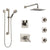 Delta Vero Dual Thermostatic Control Stainless Steel Finish Shower System, Diverter, Showerhead, 3 Body Sprays, and Grab Bar Hand Shower SS17T2532SS1