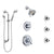 Delta Victorian Chrome Shower System with Dual Thermostatic Control Handle, 6-Setting Diverter, Showerhead, 3 Body Sprays, and Hand Shower SS17T25523