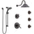 Delta Cassidy Venetian Bronze Shower System with Dual Thermostatic Control, Diverter, Showerhead, 3 Body Sprays, and Temp2O Hand Shower SS17T2971RB5