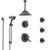 Delta Lahara Venetian Bronze Shower System with Dual Thermostatic Control, Diverter, Ceiling Showerhead, 3 Body Sprays, and Hand Shower SS17T382RB8