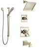 Delta Dryden Polished Nickel Tub and Shower System with Dual Thermostatic Control Handle, Diverter, Showerhead, and Hand Shower SS17T4511PN3