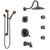 Delta Addison Venetian Bronze Dual Thermostatic Control Tub and Shower System, Diverter, Showerhead, 3 Body Sprays, Grab Bar Hand Spray SS17T4922RB1