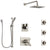 Delta Vero Dual Thermostatic Control Stainless Steel Finish Shower System, 6-Setting Diverter, Showerhead, 3 Body Sprays, and Hand Shower SS17T532SS6