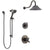 Delta Trinsic Venetian Bronze Shower System with Dual Thermostatic Control Handle, Diverter, Showerhead, and Hand Shower with Slidebar SS17T592RB8