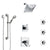 Delta Arzo Chrome Shower System with Dual Thermostatic Control, 6-Setting Diverter, Showerhead, 3 Body Sprays, and Hand Shower with Grab Bar SS17T8628