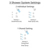 Delta Addison Venetian Bronze Shower System with Dual Thermostatic Control Handle, 3-Setting Diverter, Showerhead, and 3 Body Sprays SS17T921RB6