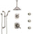 Delta Addison Dual Thermostatic Control Stainless Steel Finish Shower System, Diverter, Ceiling Showerhead, 3 Body Sprays, and Hand Shower SS17T922SS1