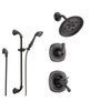 Delta Addison Venetian Bronze Shower System with Thermostatic Shower Handle, 3-setting Diverter, Showerhead, and Handheld Shower SS17T9283RB