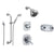 Delta Addison Chrome Shower System with Thermostatic Shower Handle, 6-setting Diverter, Showerhead, Handheld Shower Spray, and Dual Spray Shower Plate SS17T9292