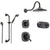 Delta Addison Venetian Bronze Shower System with Thermostatic Shower Handle, 6-setting Diverter, Showerhead, Hand Shower, and Dual Spray Shower Plate SS17T9295RB