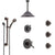 Delta Cassidy Venetian Bronze Dual Thermostatic Control Shower System, Diverter, Ceiling Showerhead, 3 Body Sprays, Grab Bar Hand Spray SS17T971RB6