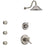 Delta Cassidy Dual Thermostatic Control Handle Stainless Steel Finish Shower System, 3-Setting Diverter, Showerhead, and 3 Body Sprays SS17T972SS5