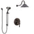 Delta Trinsic Venetian Bronze Shower System with Control Handle, Integrated 3-Setting Diverter, Showerhead, and Hand Shower with Slidebar SS24859RB11