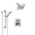 Delta Ara Chrome Finish Shower System with Control Handle, Integrated 3-Setting Diverter, Showerhead, and Hand Shower with Grab Bar SS248671