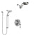 Delta Cassidy Chrome Finish Shower System with Control Handle, Integrated Diverter, Dual Showerhead, and Temp2O Hand Shower with Slidebar SS2489711