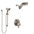 Delta Trinsic Dual Control Handle Stainless Steel Finish Shower System, Integrated Diverter, Dual Showerhead, and Hand Shower SS27859SS12